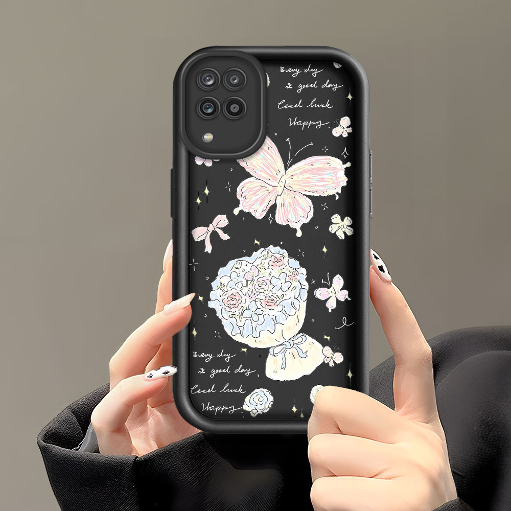 Compitable With Samsung Galaxy A12 M12 5G Casing Hp Phone HP Untuk Case Softcase Kesing Soft 5550 C8