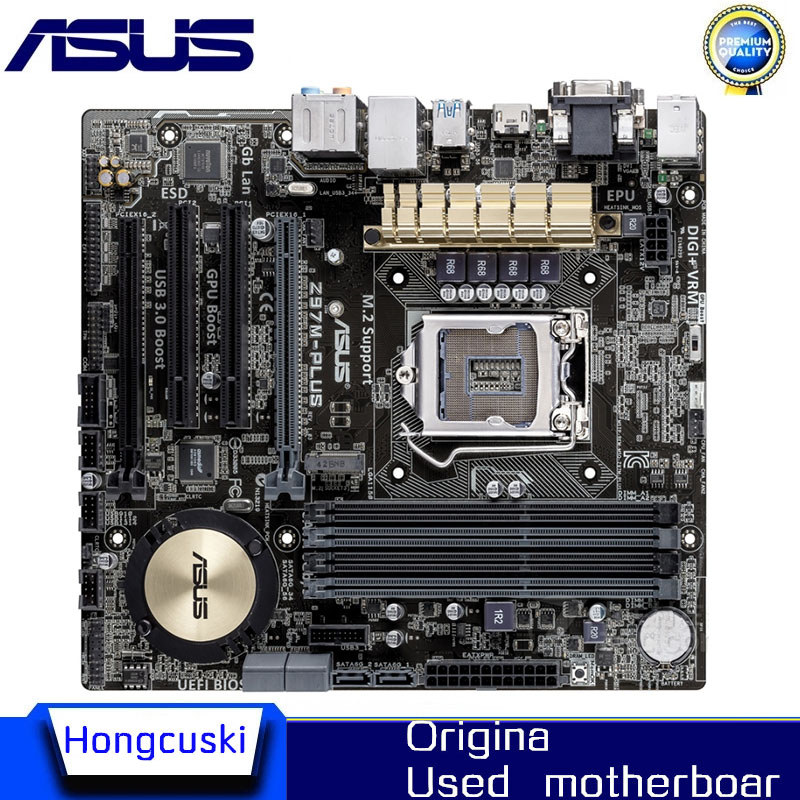 Used For Z97M-PLUS original motherboard Socket LGA 1150 DDR3 Z97 SATA3 USB3.0 Desktop Motherboard