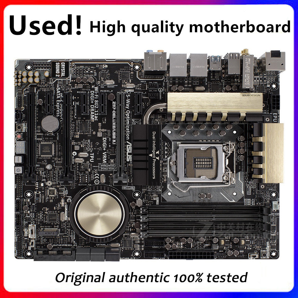 Z97-DELUXE USB3.1 For Z97-DELUXE/USB3.1 Desktop Motherboard Z97 LGA 1150 SATA3 USB3.0 Original Used 