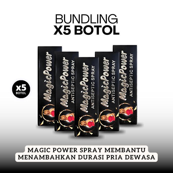 Bundling Tisu Magic Power Spray x5 Botol - Tissue Magic BPOM Original Gratis Ongkir