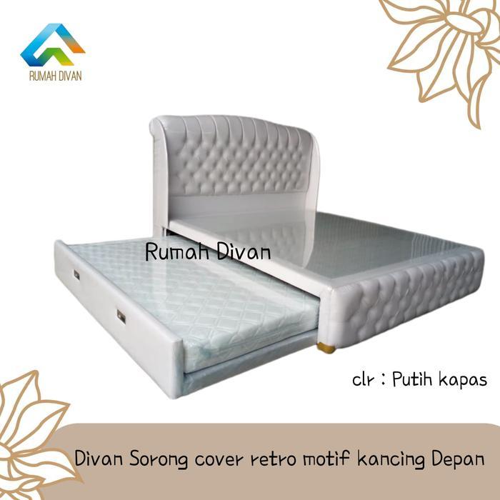 Divan Sorong Cover Wings Retro Uk.180X200/120*180 Belum Termasuk Kasur