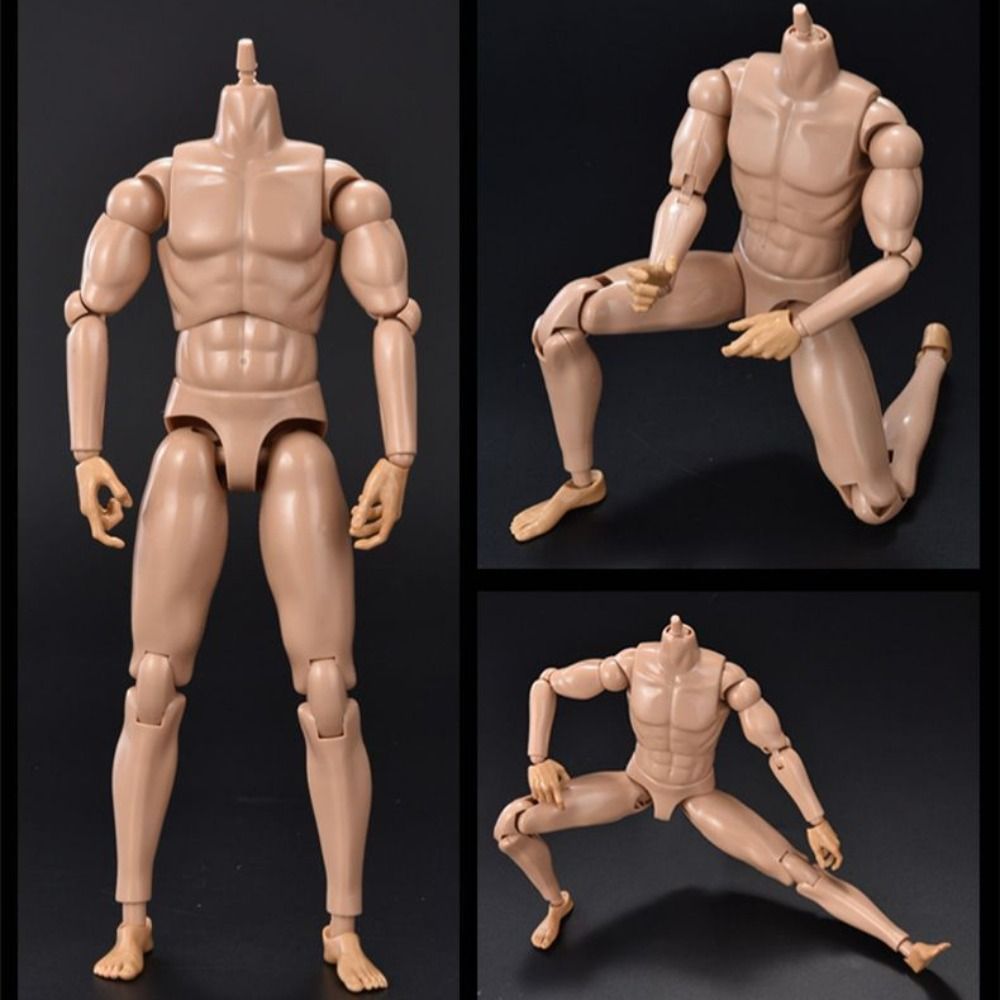 1/6 Doll Male Solid Doll Movable Jointed Nude Bjd Dolls Joints Body Replacement 1/6 Male El Doll