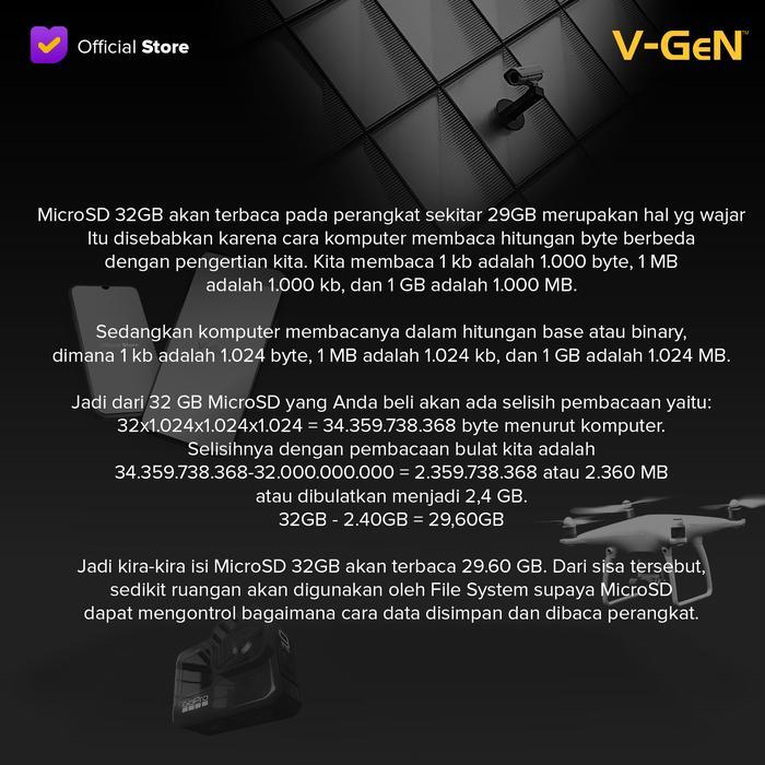 bgl0- Microsd Class 10 Turbo 32Gb V-Gen Micro Sd Class10 32 Gb Vgen Original