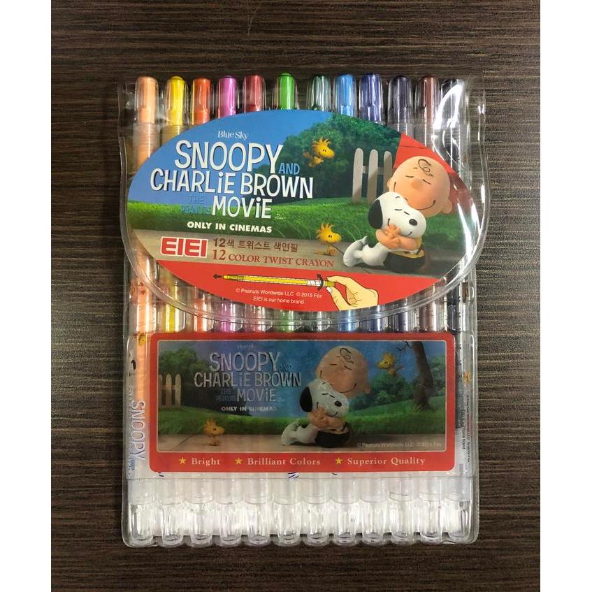 SALE Twist Crayon / Krayon Putar EIEI 12 Warna Termurah