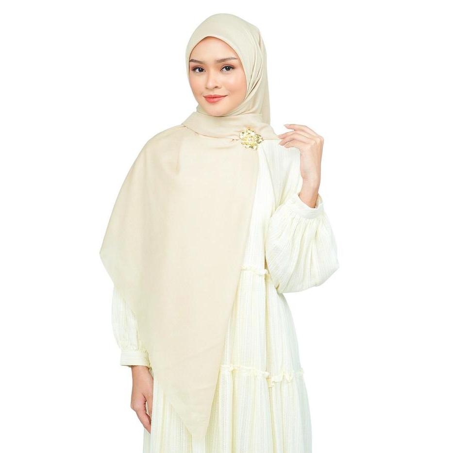 Nada Puspita - Nada Voile Scarf Large - Wheat