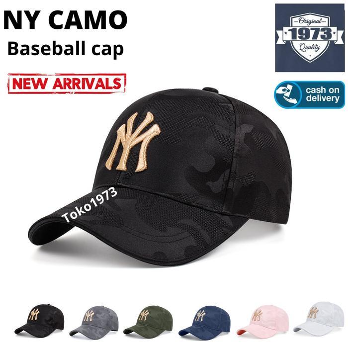 ORIGINAL Baseb cap : NY CAMO - Topi baseb topi golf topi pria topi wanita READY STOCK