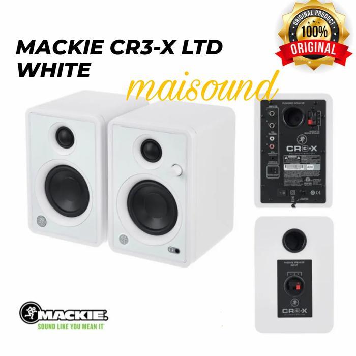 Speaker Studio Monitor Mackie Cr3X Ltd Original Mackie Cr3 X White Ori Gercep