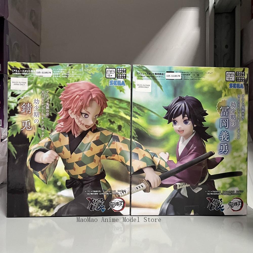 In Stock Original SEGA Tomioka Giyuu Sabito Action Figure Demon Slayer: Kimetsu no Yaiba Anime PVC