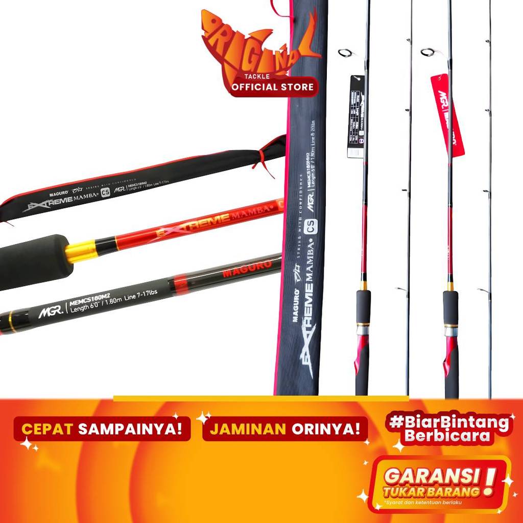 Joran Pancing Spinning Maguro Extreme Mamba CS Carbon 180cm