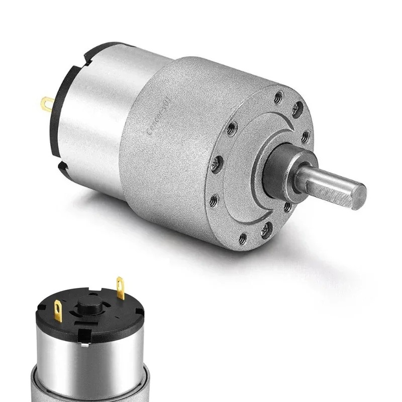 Jgb37-520 Dc 6V/12V/24V High Torque Gear Motor All Metal Gear Box Electric Motor