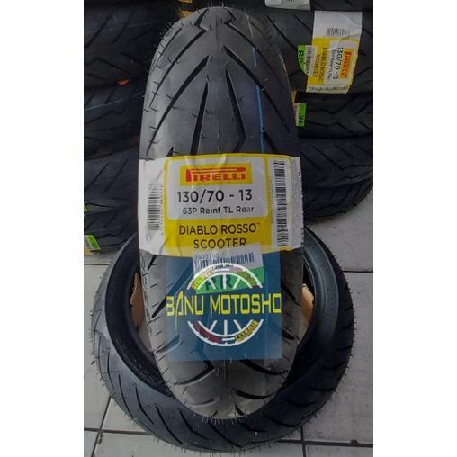 Ban pirelli diablo rosso scooter uk 130/70-13 ban Nmax belakang