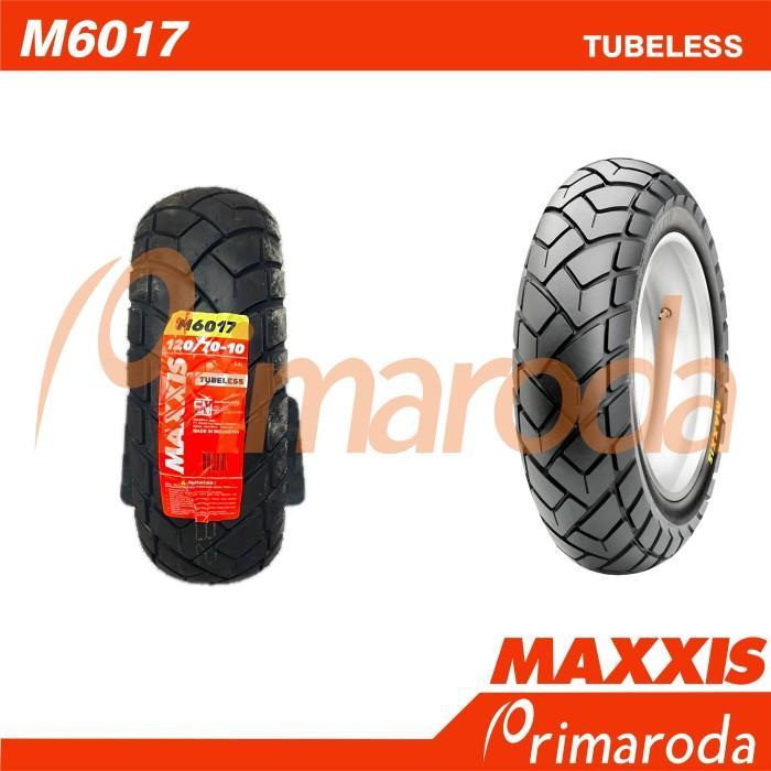 Ban motor MAXXIS M6017 120/70 Ring 10 120/70-10 Tubeless