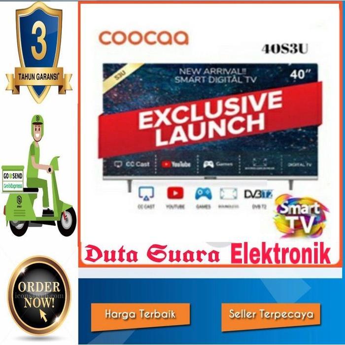 k1ka- Tv Coocaa 40 Inch Led Full Hd Garansi Panel 3 Tahun Termurah
