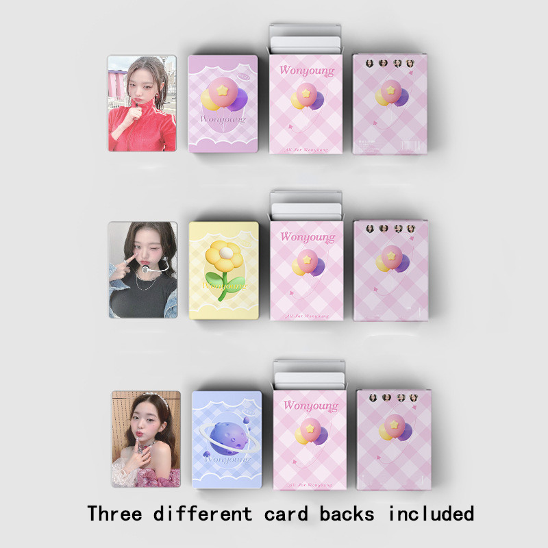55pcs IVE KPOP LOVE DIVE ELEVEN Lomo Cards Photocards Album LIZ Girls Group Eleven Fans Collection G