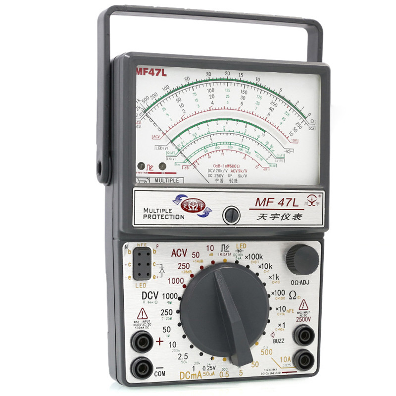 MF47L LED Voltage Stabilizing Tube Test External Magnetic Pointer Type Anti Burning High Precision M