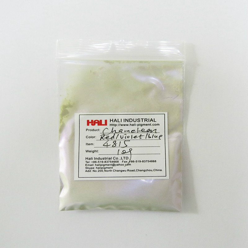 Chameleon pigment powder color shift mica pigment,color flip pigment item:4815 color:red/violet/blue