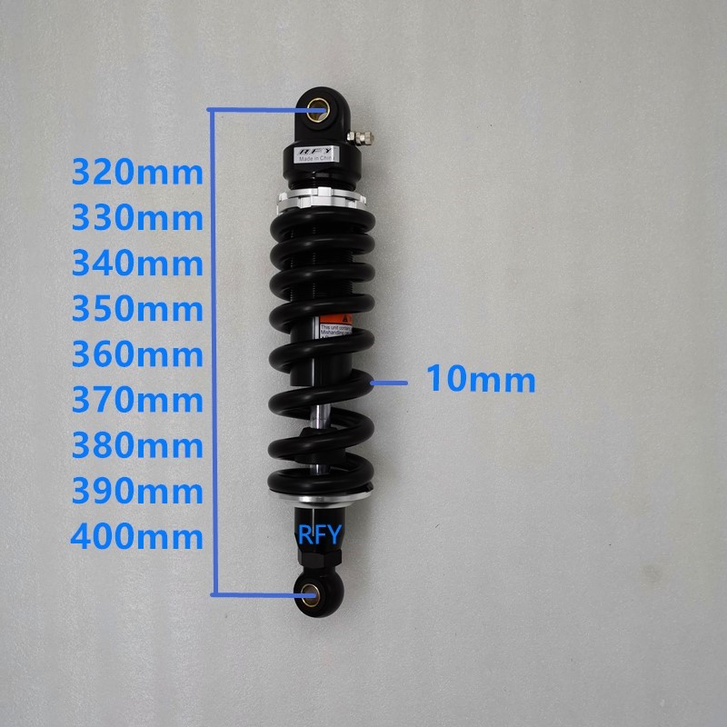 10mm Spring 325mm 340mm 350mm 360mm 370mm 380mm 400mm Motorcycle ATV Shock Absorber for YAMAHA