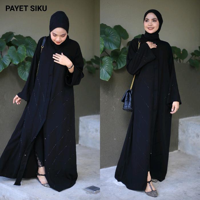 ABAYA PAYET SIKU JUMBO BIGSIZE busui jalabia friendly pesta elegant modis cantik exclusive batik