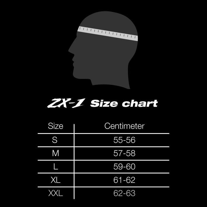 Njs Zx-1 Helm Full Face - Helm Njs Zx1
