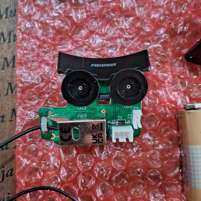 Original Fishman Sonitone Omboard Preamp Gitar Akustik Fishman Sonitone Ready