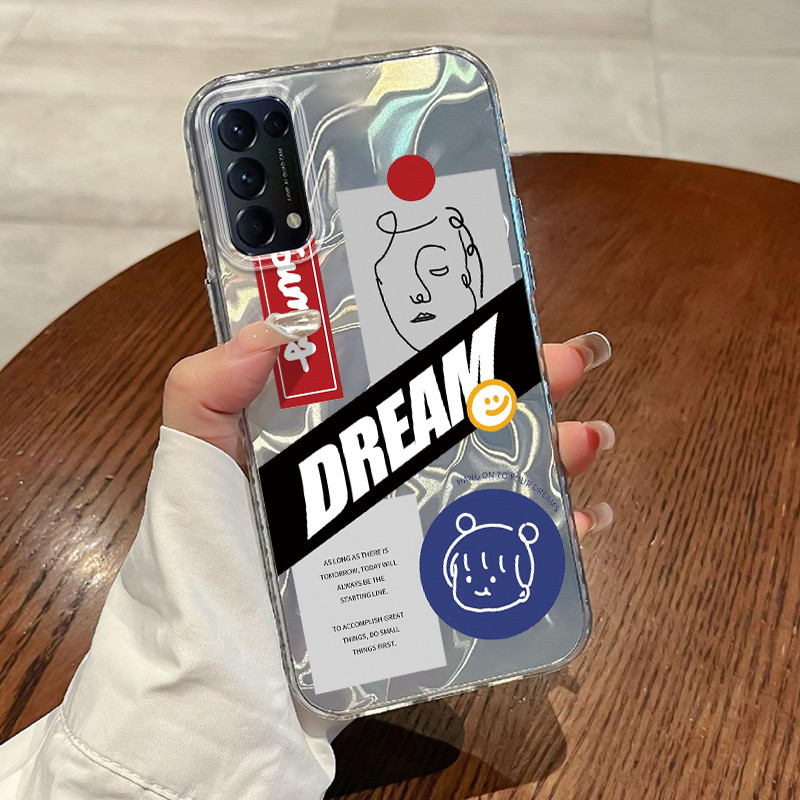 Casing Hp OPPO Reno 5 4G Reno 5 5G Reno5 Reno 5K 5G Reno5 K Find X3 Lite Case Casing Pola Graffiti K