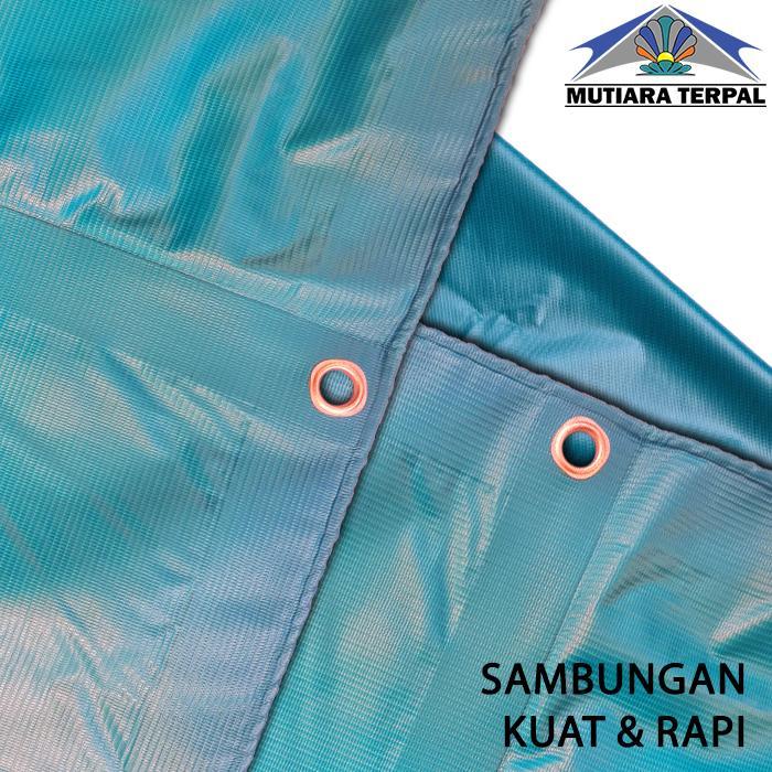 Terpal Karet PVC Hijau Ukuran 4x6