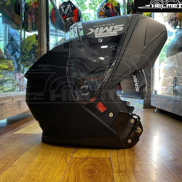 HELM SMK GULLWING BLACK DOFF MODULAR SPORT GRAND TOURING FULLFACE HELMET