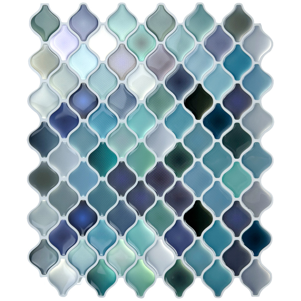 Peel and Stick Backsplash Tile, Stick on Backsplash for Kitchen and Bathroom, Marble Backsplash