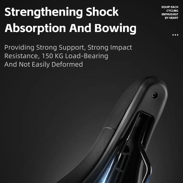 West Biking Sadel Sepeda Lipat MTB Gunung Gel Lebar Empuk Lubang Hollow