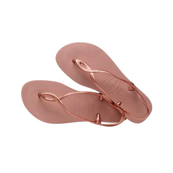 5iyp- Havaianas Luna Crocus Rose Sandals - Sendal Wanita Karet
