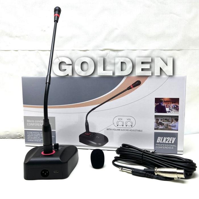 MIC KABEL MIMBAR MEJA SHURE BLX 2 EV CONFERENCE SHURE BLX2EV PODIUM