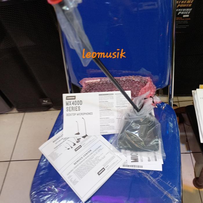 MIC MEJA/PODIUM SHURE MX 418D/C GOOSENECK ORIGINAL GARANSI RESMI
