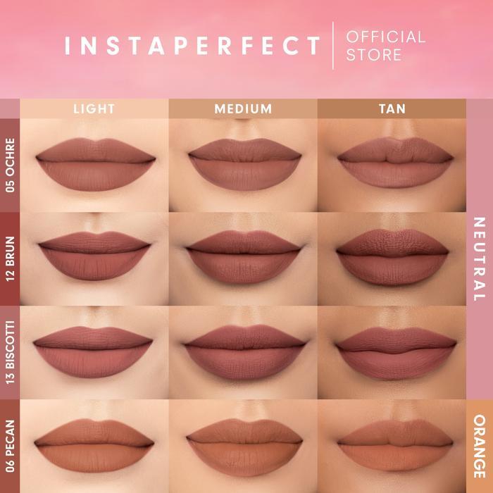 bde1- Top Creator Choice Instaperfect Suede Lip Matte (Mlbb Nude Lip Cream, Cover Blurry,