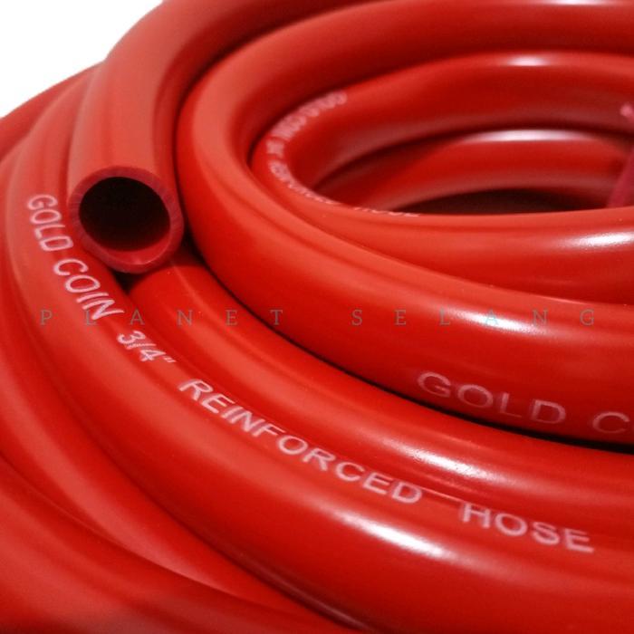 Selang Air 10 Meter 3/4 Inch 2 MM Selang Air Elastis Dop Selang Air Warna Selang Air Karet Selang