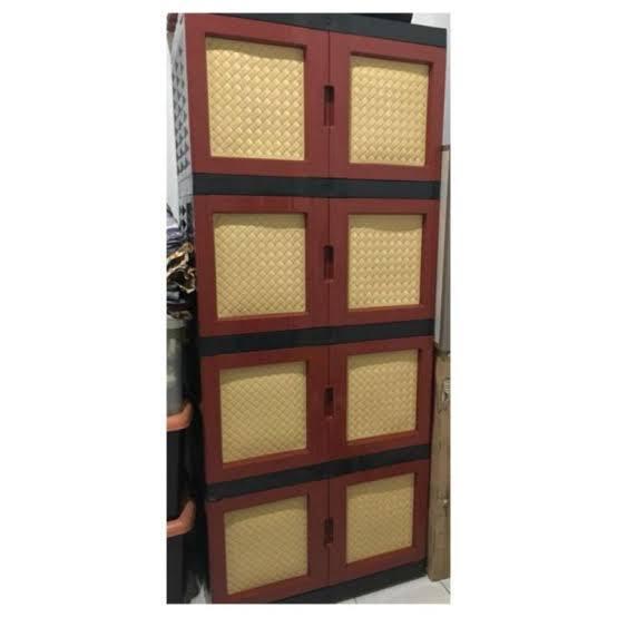 Lemari Plastik Jumbo 4Susun Tabitha