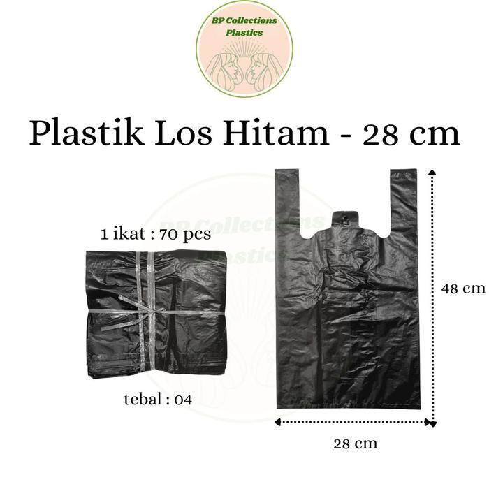 1 Ball Plastik Hd Los Hitam Kantong Kresek Kiloan 17 24 28 35 40 Gojek