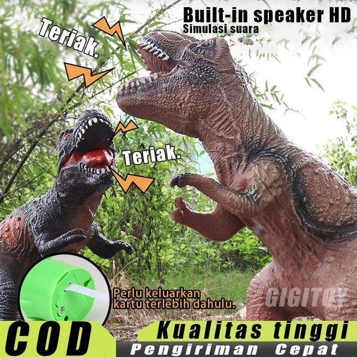 Stok Baru GIGITOY Model Dinosaurus Mainan Anak Dinosaurus karet / Besar Mainan Dinosaurus karet