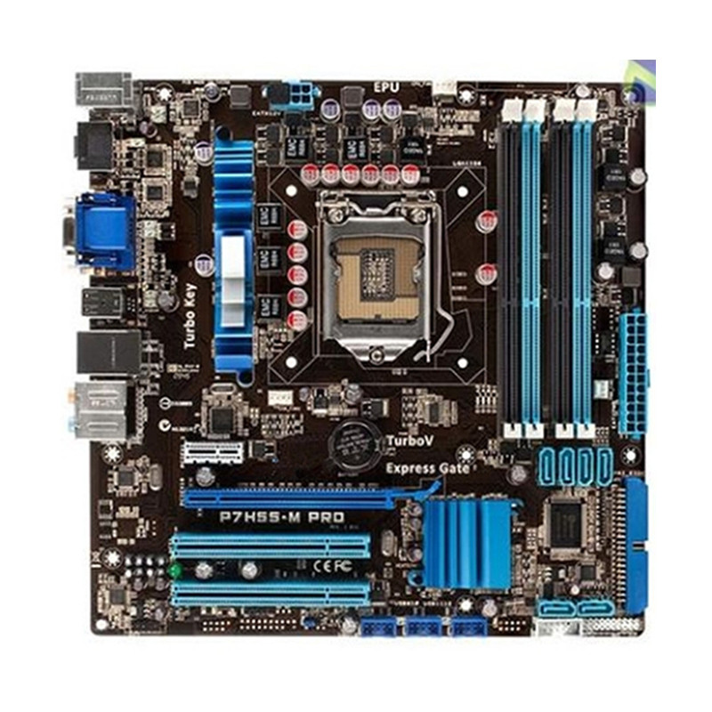 Intel H55 P7H55-M Pro motherboard Used original LGA1156 LGA 1156 DDR3 16GB USB2.0 SATA2 Desktop Main