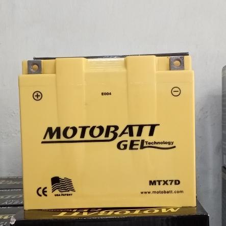 Aki Motor Motobatt Mtx7D Aki Kering / Aki Gel