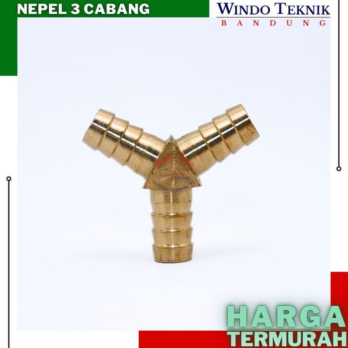 New NEPEL CABANG 3 KUNINGAN SELANG GAS SAMBUNGAN KUNINGAN GAS CABANG 3 NEPEL ABANG 3 KOMPOR GAS