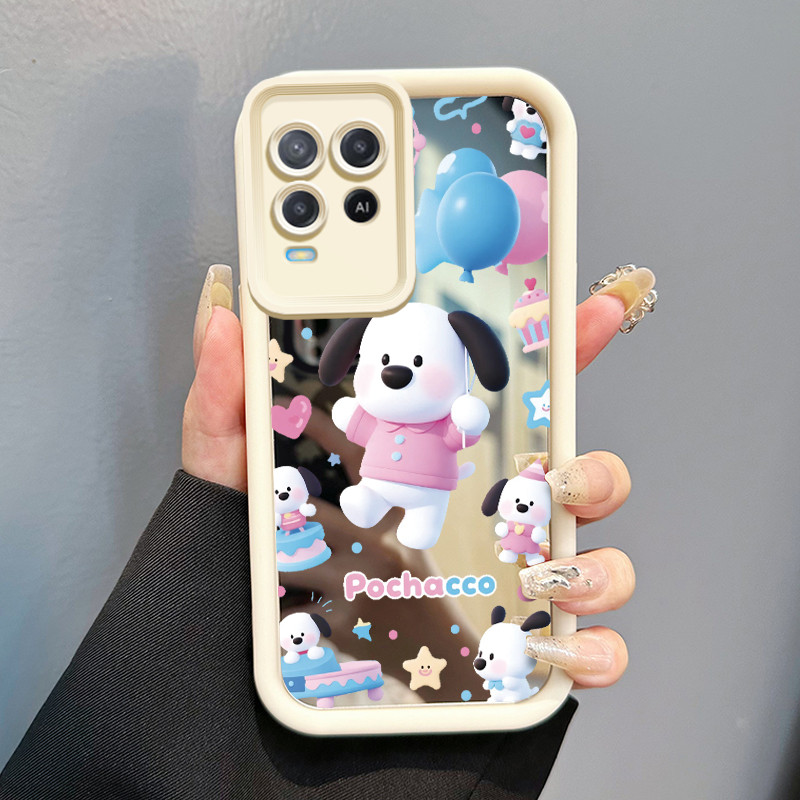 Casing Hp OPPO A54 Case HP Casing pola Beruang Kuning Kecil Kasing cermin Cesing Silikon Softcase