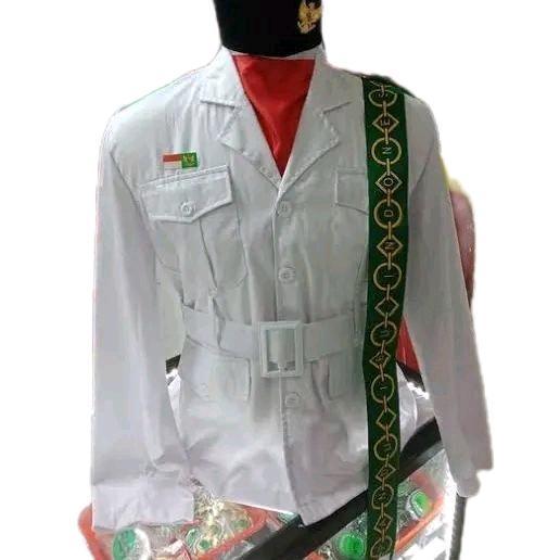 SETELAN SERAGAM PASKIBRA PDU 1 PRIA/WANITA FULL ATRIBUT Baju
