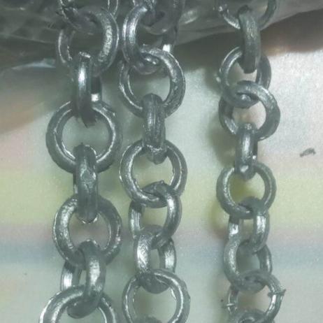 Rantai Timah Pemberat Jala ikan dan udang murah no 1-no 04 super(halus)