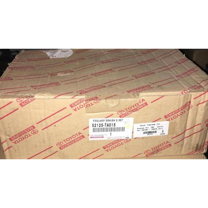 BERGARANSI Cover foglamp Toyota Avanza Vti '08 52125-TA015 asli 16173