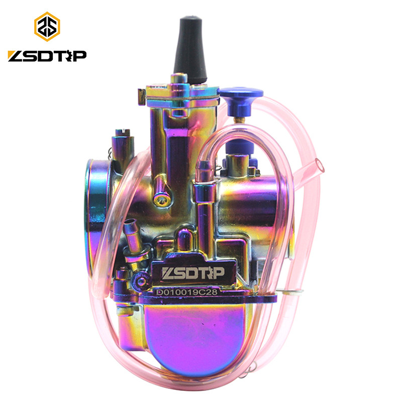 ZSDTRP Universal Multicolor Motorcycle Carburetor 21 24 26 28 30 32