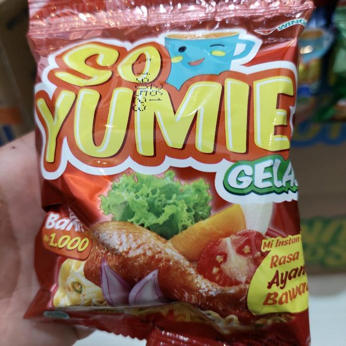0nro- 4 Renceng So Yumie Mie Gelas Isi 40 Pcs Ayam Bawang
