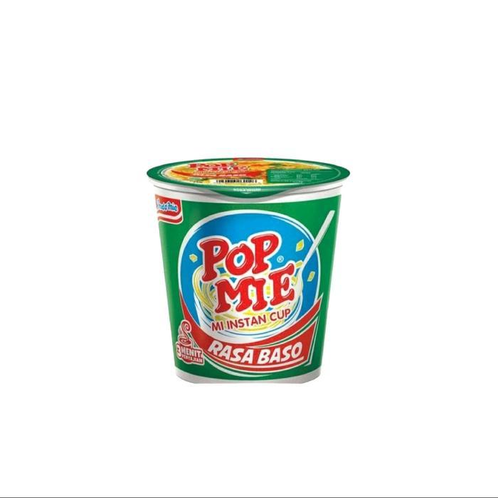 0nro- 1 Dus Pop Mie Cup @75Gr Isi 24 Pcs Rasa Ayam Baso Soto Kari Makanan Instan Indomie