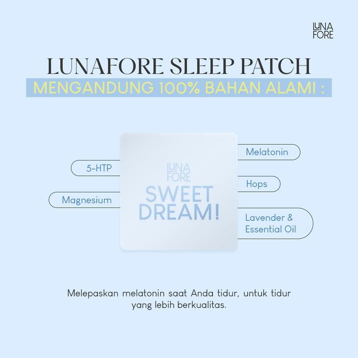 Lunafore Sleep Patch Isi 12 Patch / 2 Sticker