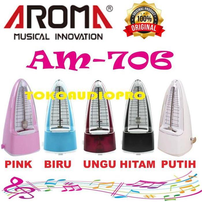 Aroma Am706 Mechanical Metronome Analog Metronome Aroma Am-706 Metronome Piano Murah