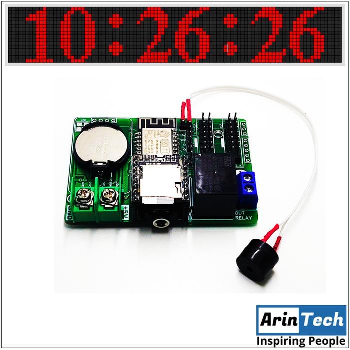 Kontroller Smart Bel - Bel Sekolah - Bel Pabrik Otomatis Dengan Suara